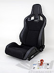 Sportster CS Recaro leatherette black /dynamica black Driver Seat with heating