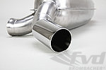 Brombacher Exhaust System 911 3.2 L 1974-89 - Sport - With Heat - 100 Cell Cat - Single ø 2.5" Tip