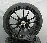 Radsatz OZ Ultraleggera HLT  schwarz mit Michelin 8,5+12 x19 ET 53/51 PSC 2 N0