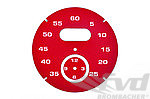 Sport Chrono Instrument Face - Guards Red - Solid