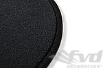 Floor Mat Set 964 / 993 - Left Hand Drive (LHD) - Anthracite Velour - Black Edging - Brombacher Logo