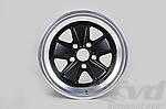 Classic-Design Wheel - 9x17 ET-3 Black + Polished Lip