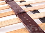 Vintage Leather Luggage Rack Straps (2 pieces) - Dark Brown