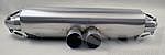 90 mm Race Exhaust System - 997 GT3 4.0 "M&M" Cat Bypass, Stainless Steel, Tips 2x90mm