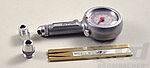 Tire Gauge - FLAIG - Includes 3 Adapters (0° - 45° - 90°)