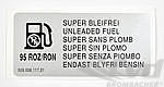 Fuel Type Decal / Sticker - 95 ROZ/RON