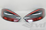 Tail Light Set 981 - Tinted with Black Center Section (Like GTS Models)