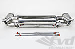Sport Exhaust System 991.1 Turbo / Turbo S - Brombacher - Sound Version - For OEM Tips