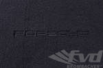 Genuine Floor Mat Set 996 Coupe / Cabrio - Black - With Logo - Left Hand Drive