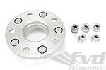 Wheel Spacer - 15 mm - Silver - Hub Centric - Sold Individually