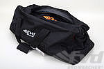 Brombacher Exclusive Cover 996/997 without rear spoiler black, orange stiching incl. FVD-Logo and ba