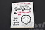 Tech Spec. Book 911 75 - English