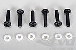 Tail Light Lens Screw and Washer Set 911 / 930 / 959 1970-89 - Black