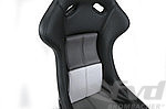 Jeu sièges copie RS 964/993 cuir noir/assise et intérieur dosseret cuir gris, avec consoles