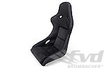 Recaro Pole Position ABE - Black Leather Bolsters / Grey Alcantara Inserts / Grey Stiching - Carbon