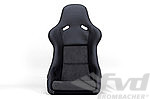 Recaro Pole Position ABE - Black Leather Bolsters / Grey Alcantara Inserts / Grey Stiching - Carbon