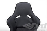 Recaro Pole Position ABE - Black Leather Bolsters / Grey Alcantara Inserts / Grey Stiching - Carbon