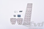 Pedal Set 987 / 997 / Panamera - Aluminum - Flat Top Cleat - With FVD Logo - TÜV Approved