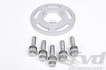 Wheel Spacer - 11 mm - Hub Centric - Anodized with Bolts - Silver - Sold Individually