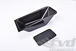 Center Console Tray 964 / 993 - Carbon - Complete Assembly - With Rubber Insert