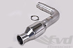 Downpipe with Sport Cat 718 Cay / Box (2.0 + 2.5 L) - Brombacher Edition - 200 CPSI - 90mm - No OPF
