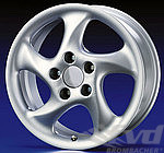 Wheel - RH - Turbo Twist Style - 11 x 18 ET 52 - Silver