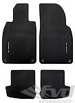 Floor Mat Set 991 - Genuine - Black - Logo - Left Hand Drive