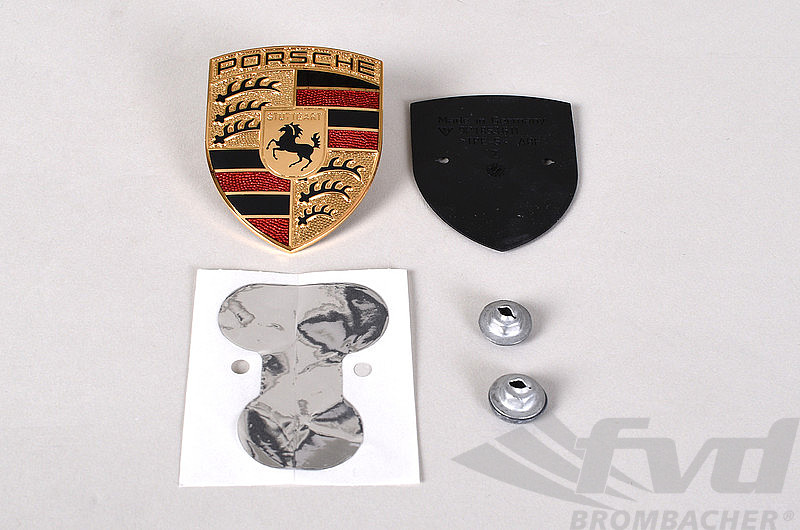 Crest Sticker for Bonnet, Porsche Classic. Porsche Centre