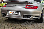 Exhaust Tip Set 997.1 Turbo - Brombacher Edition - Quad Round - Polished Stainless Steel