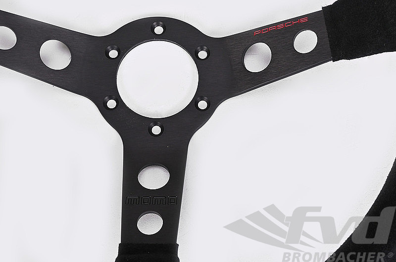 Steering Wheel Kit - GT2 - Black Suede / Black Stitching - For Models With  an AB - ø 350mm