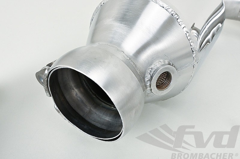 Exhaust System 991.2 GT3 / RS - Brombacher Edition - 200 Cell Catalytics -  Dual 3.5 (90 mm) Tips