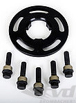 Wheel Spacer - 11 mm - Hub Centric - Anodized with Bolts - Black - Sold Individually