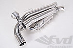 Valved Muffler 992 Carrera and Carrera S - Capristo - TÜV / ECE Approved - For OEM Cats and Tips