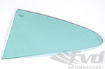 Rear side glass ( Fix ) left - Green ( 74-89 ) "acryl glass"- leightweight 3mm