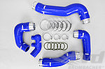 Reinforced Intercooler Hose Kit  blue 996 Turbo / GT2 - Blue