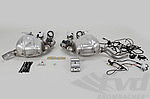 Exhaust System Macan ( TFSI , RHD ) sport version ( PSE ), Tips Silver chrome