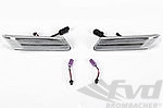 LED Front Side Marker Turn Signal Set 987.1 Boxster/ Cayman/ 997.1/997.2 - Clear - Dynamic - Not US