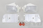 Turn Signal Set 964 / 965 - Front - Clear - US Models Only
