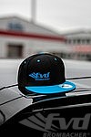 FVD Bi-colour cap - Black/Blue - Logo front