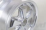 Fuchs Replica Wheel - 7 x 15 ET 47.4 - Polished - Deep 6 - Fully Polished Spokes + Lip - With TÜV