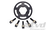 Wheel Spacer - 7 mm - Hub Centric - Anodized with Bolts - Black - Sold Individually