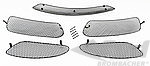 Front Bumper Grill Set 718 Boxster / S / T and Cayman / S / T - Complete - Black