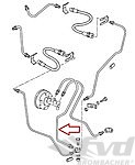 Brake Line 911  1978-89 - Front - from Master Cylinder to Distributor