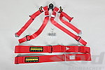 Schroth 6 point belt Profi 3x2 ( FIA ) Model 991 - Red - with twist lock