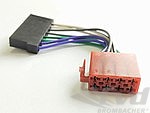 Radio DIN to ISO Speaker Adapter Harness - Female DIN to Female ISO - 4 Channel