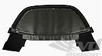 Rear window with cover 911/ 930 black, for cars with mech. roof