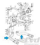 Reinforced Intake Hose Set 993 Turbo / GT2 - OE + High Performance Applications
