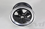 Classic-Design Wheel - 10x18 ET52 Black + Polished Lip