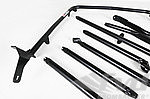 Roll Bar 993 - Steel - Coupe - Without Sunroof - Bolt-in - X Diagonal and Tunnel Support