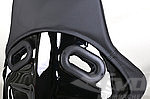 RS Replika Sitze - Satz - Leder schwarz / Hellblau / Dunkelblau - inkl. Adapter und Laufschienen